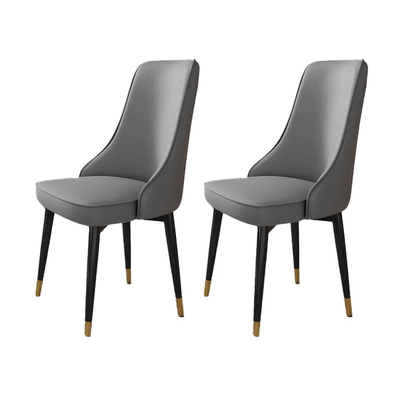 Fabric Dining Chair Modern Parsons Armless Chair for Dining Room - image 6