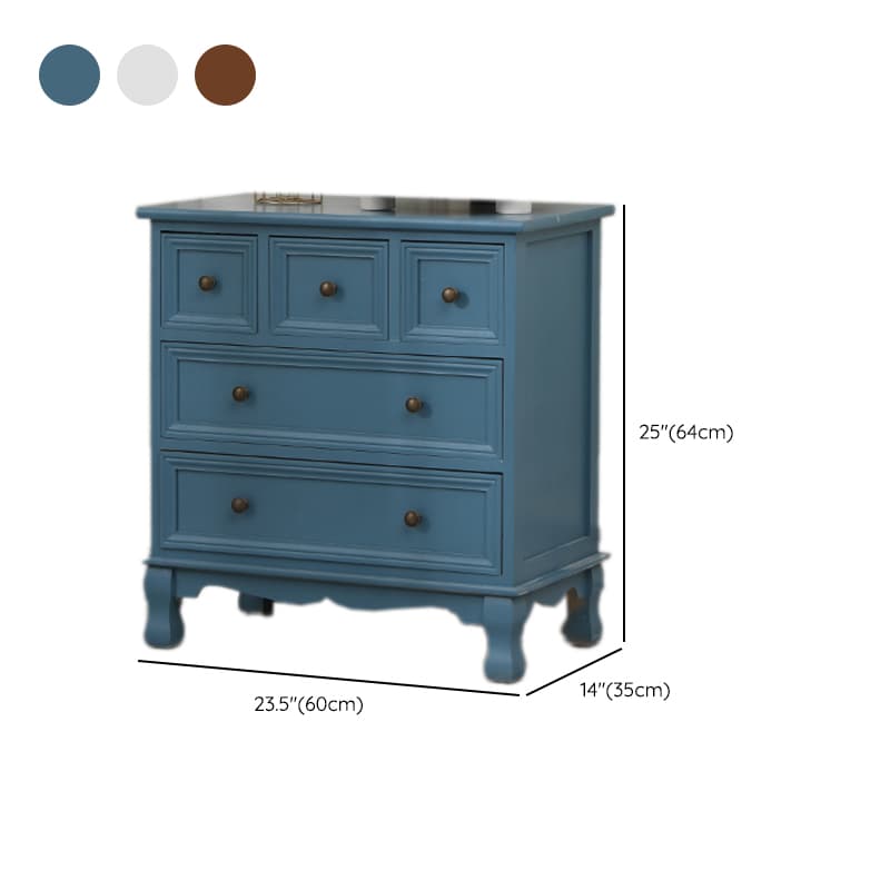 Independent Damp-proof Accent Chest/Accent Cabinet in Wood with Drawers in a Retro Style - image 17