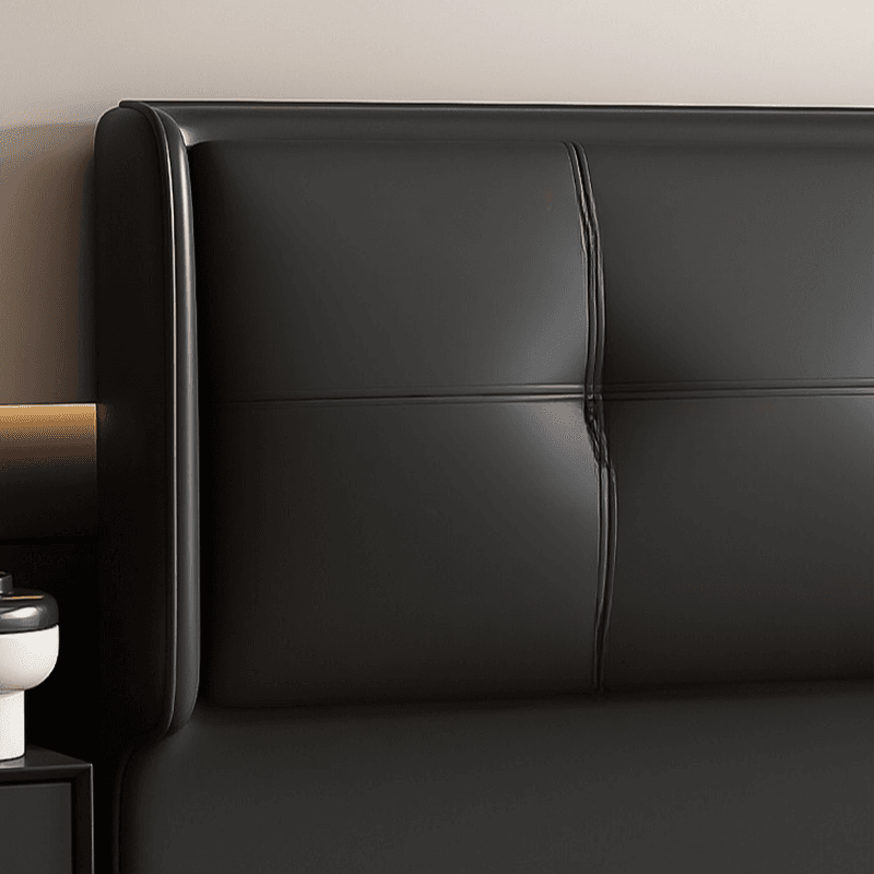 Simplistic Style Wingback Headboard with No Distressing, Piled Tufted Rectangular Design for King/Queen/Full Bed, Featuring Sponge Upholstery Fill and Standard Height - image 12
