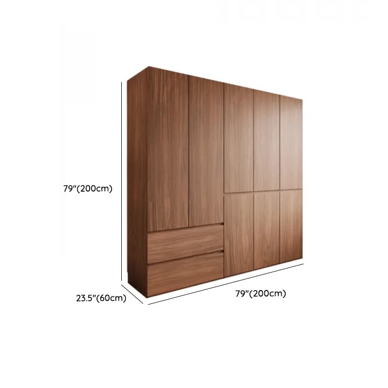 Acorn Minimalist Laminate Independent Wardrobe Closet with Soft Close Drawer, Soft Close Door, and Interior Shelves - image 14