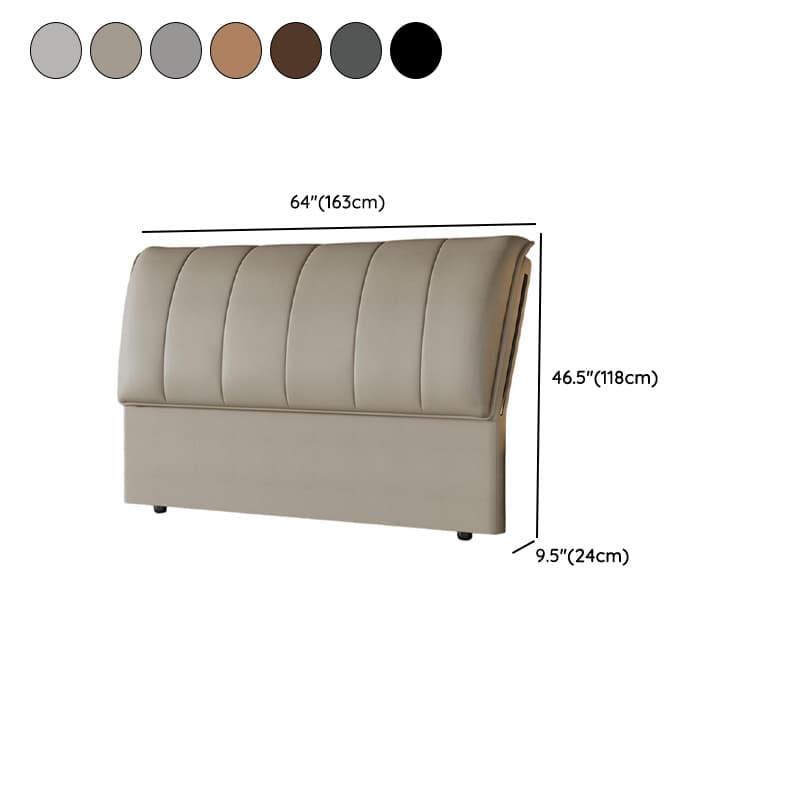 Trendy Panel Headboard in Natural Wood with No Distressing, Rectangle Shape for Queen/Full Bed, Featuring Sponge Upholstery and Standard Height - image 12