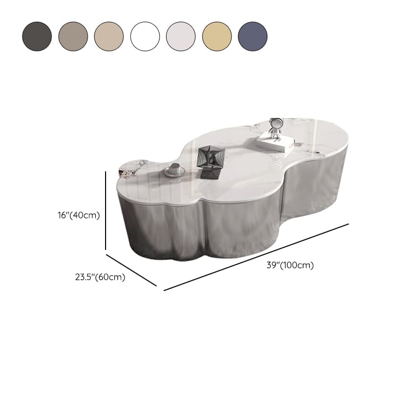 Modern Irregular Nested Board Game Coffee Table for Living Room - image 14