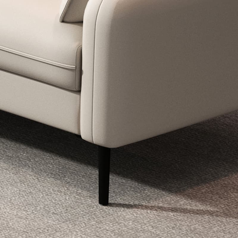 Modern Solid Color Loveseat with Square Arm and Wide Pillow Back for Living Spaces - image 12
