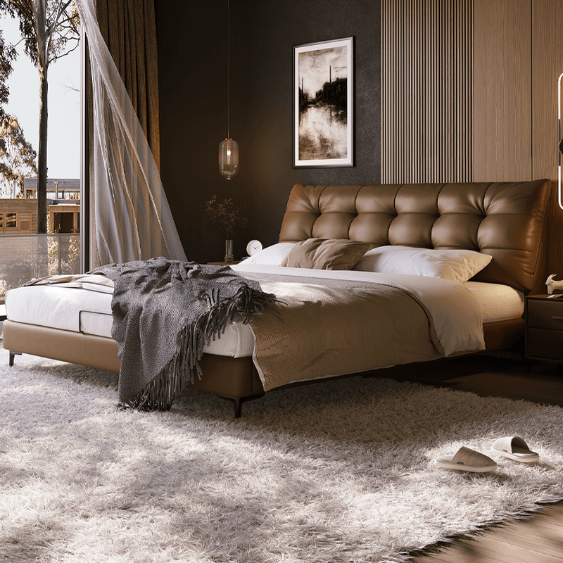 Solid Color Storage Bed with 3 Storage Boxes, Pine Wood Frame, and Button-tufted Design for Living Room