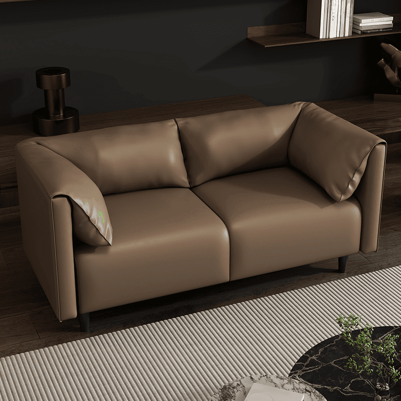 Simplistic Scratch-repellent/Water Resistant Sepia/Apricot Color/Dove Grey Loveseat/Standard Sofa with Cushion Back and Pillow Top Arm for 2-seater/for 3 for Sitting Room - image 3