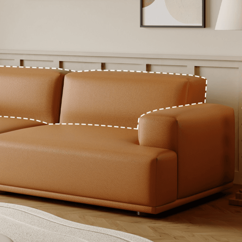 Modish Solid Color Stain Resistant Standard Sofa in Light Gray/Rose/Amber Color, 3-seater/4-seater/5 Person with 2 Pillows - image 12