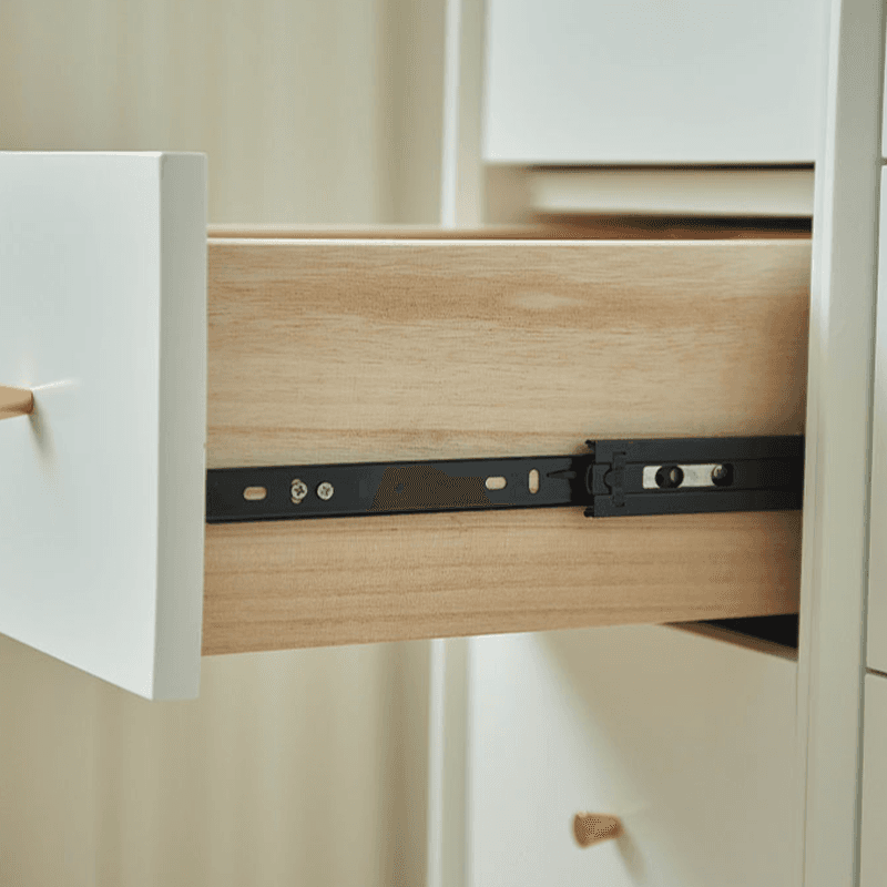 Minimalist Natural Wood Bachelor Chest with 6 Drawers, Vertical Orientation - image 9