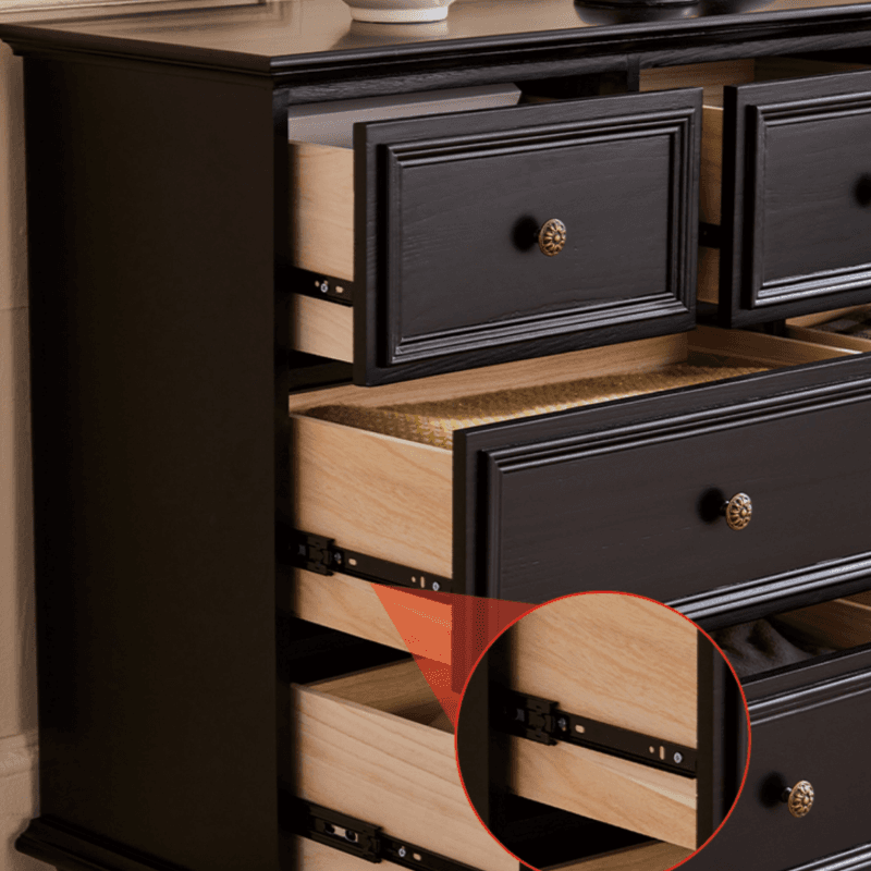 Casual Natural Wood Console Dresser/Semainier with 5/7/9 Drawers in Horizontal/Vertical Orientation - image 8