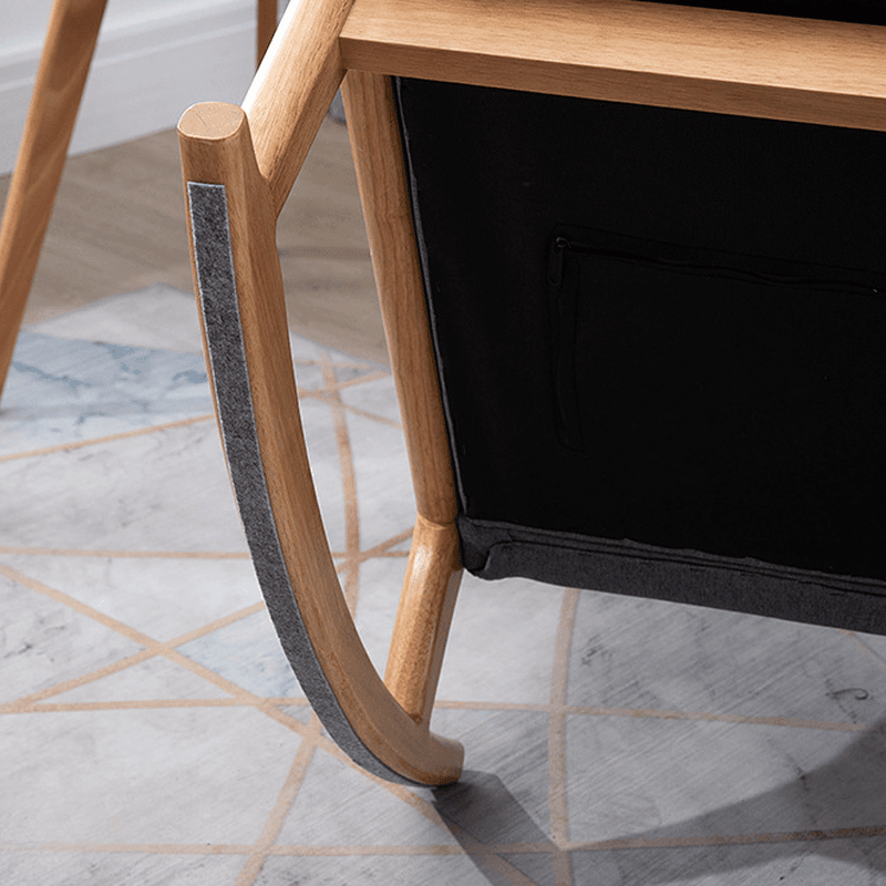 Casual Chalk/Cocoa/Azure Wood Rocking Chair Couch - image 19