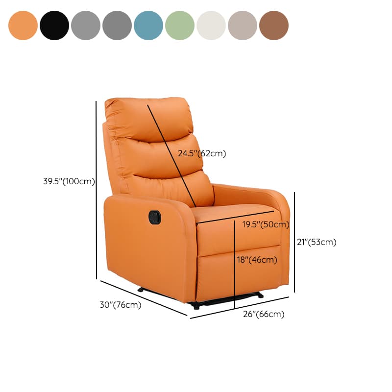 Ergonomic Brown/Blue/Green Stationary Massage Rocking Accent Chair with Back - image 18