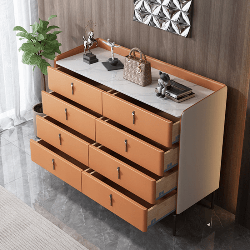 Modern Simple Style Stone Double Dresser/Bachelor Chest, Horizontal/Vertical - image 7