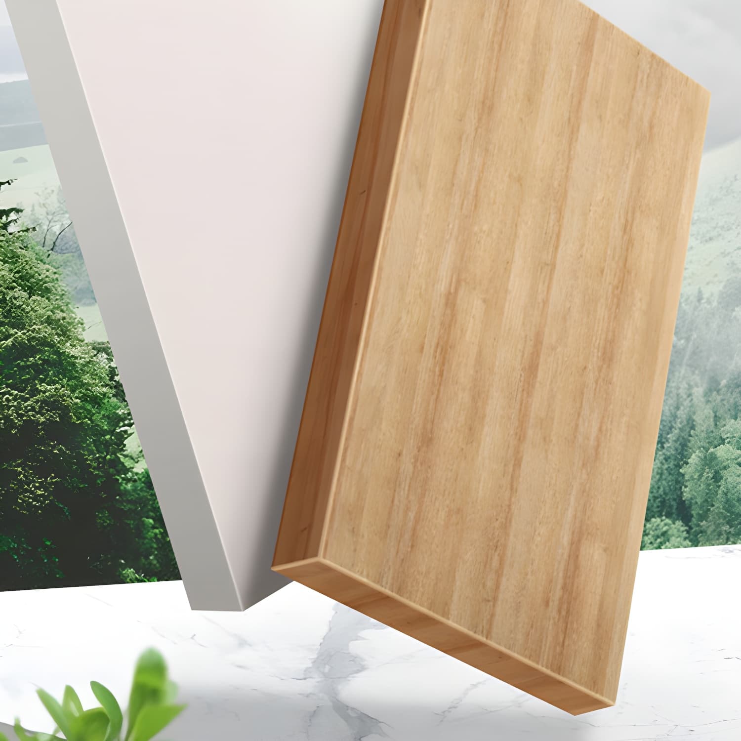 Contemporary Style Wardrobe Wooden Bedroom Closet with Hinged Door - image 4