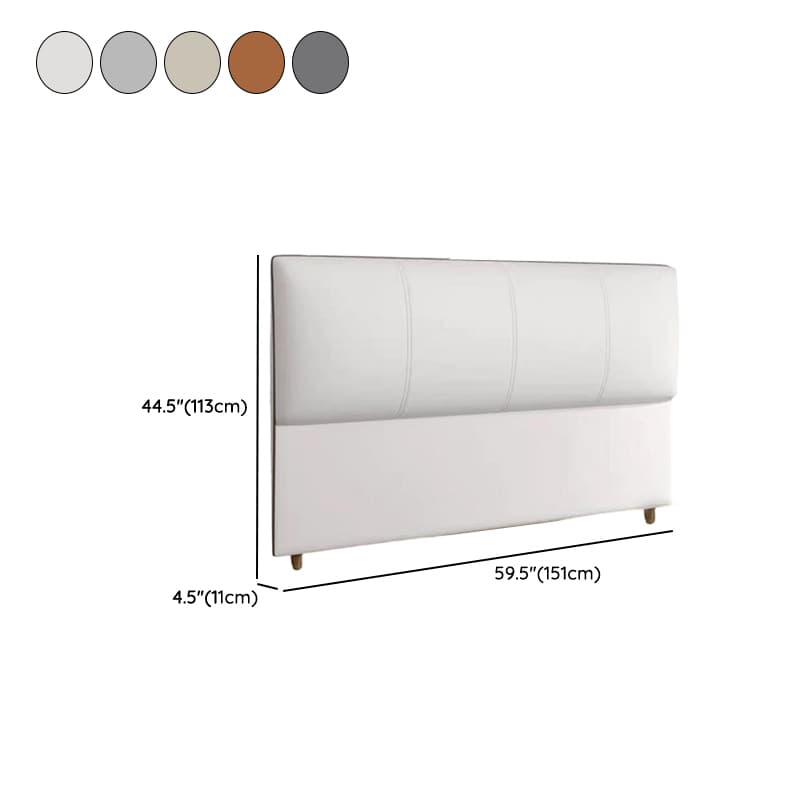 Casual Style Panel Headboard in Natural Wood with No Distressing, Rectangle Shape for King/Queen/Full Bed, Featuring Sponge Upholstery and Standard Height - image 10
