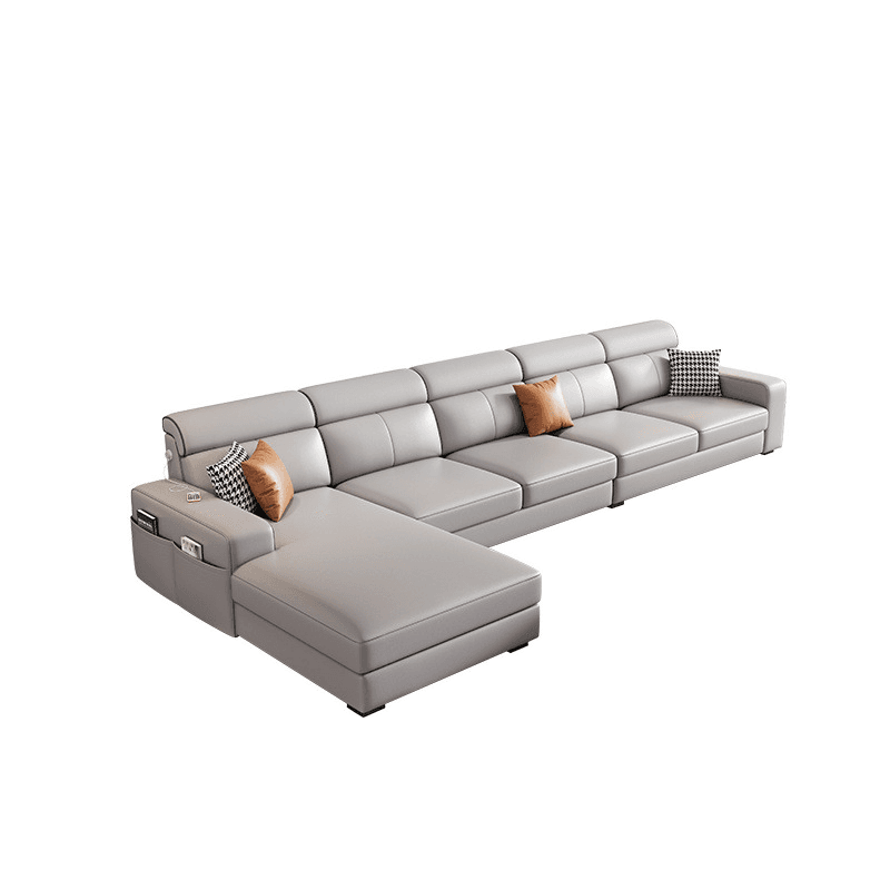 L-Shape/Straight Sofa/Sofa Chaise with USB Port, Left/Horizontal Orientation - image 5