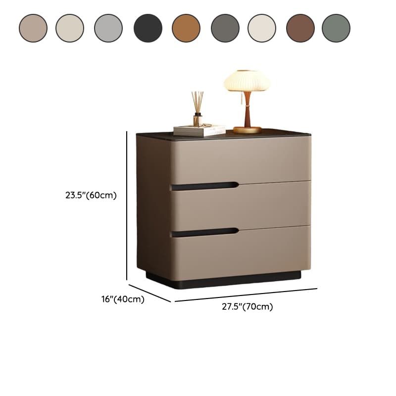 Organic Modern Nightstand With Drawer Organization Featuring Stone Countertop - image 22