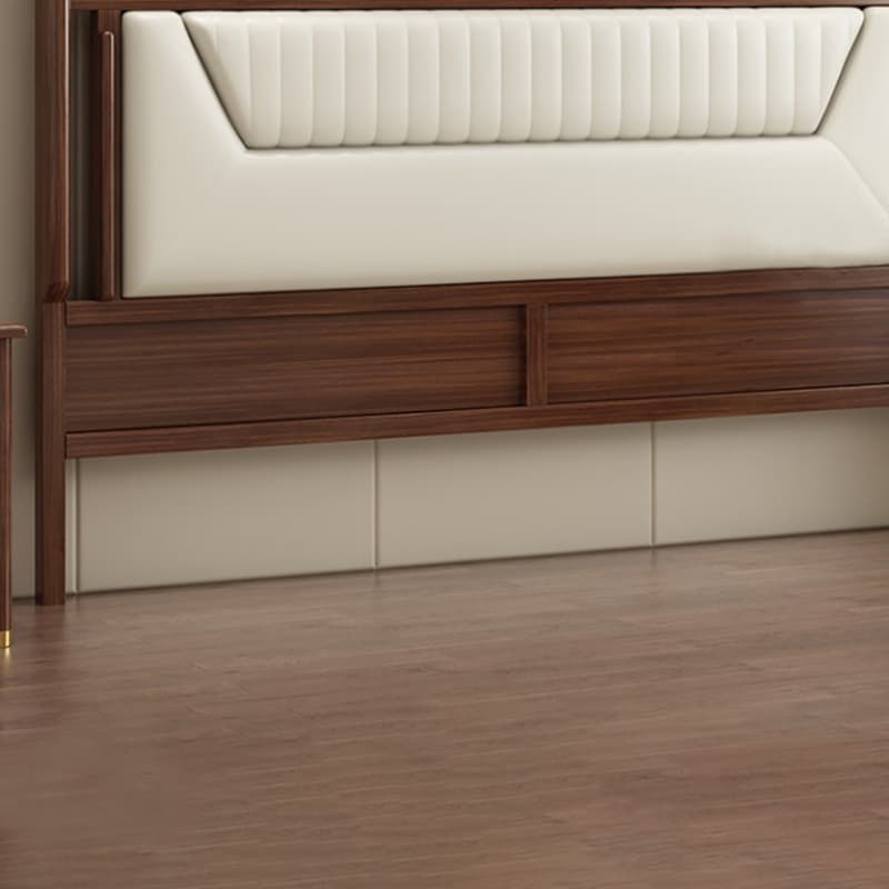 Trendy Panel Headboard in Natural Wood with No Distressing, Rectangle Shape for King/Queen/Full Bed, Featuring Sponge Upholstery and Standard Height - image 9