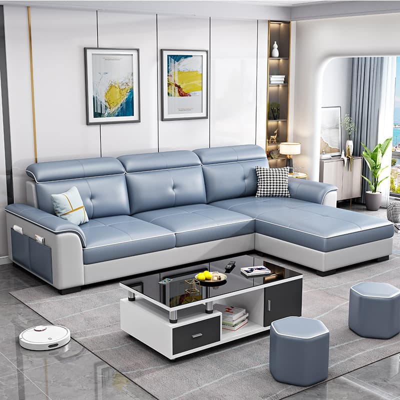 Modern Comfortable Tech Cloth Upholstery 7-Piece Sectional Sofa Set for Style-Loving Women - image 23