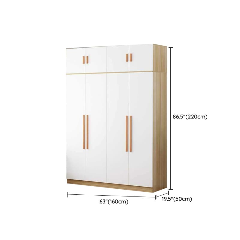 Modern Manufactured Wood Cabinet Armoire with Interior Shelves, Clothing Rod and Soft Close Door - image 22