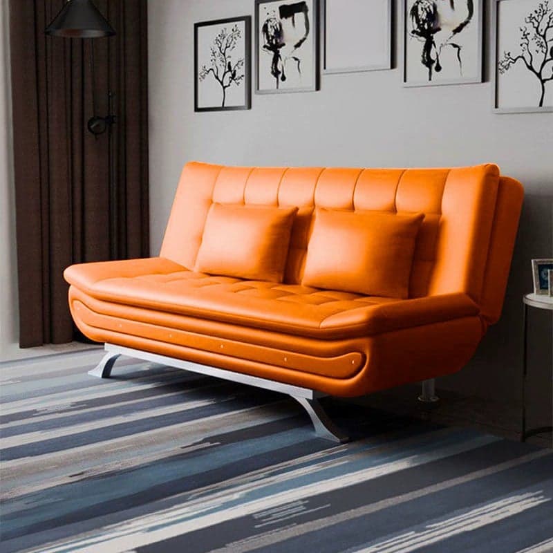 75'' Modern Armless Solid Color Sofa, Foam Filled Upholstery - Partial Assembly - image 12