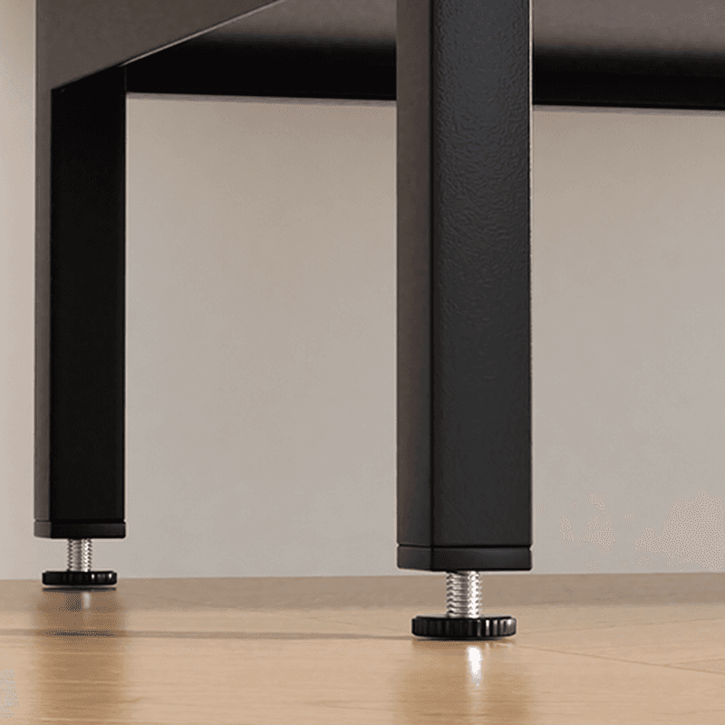 Rectangular Damp-proof Scratch-immune Accent Cabinet with Steel Countertop, Adjustable Shelf, Grip Bars, and Midnight Black Top - image 11
