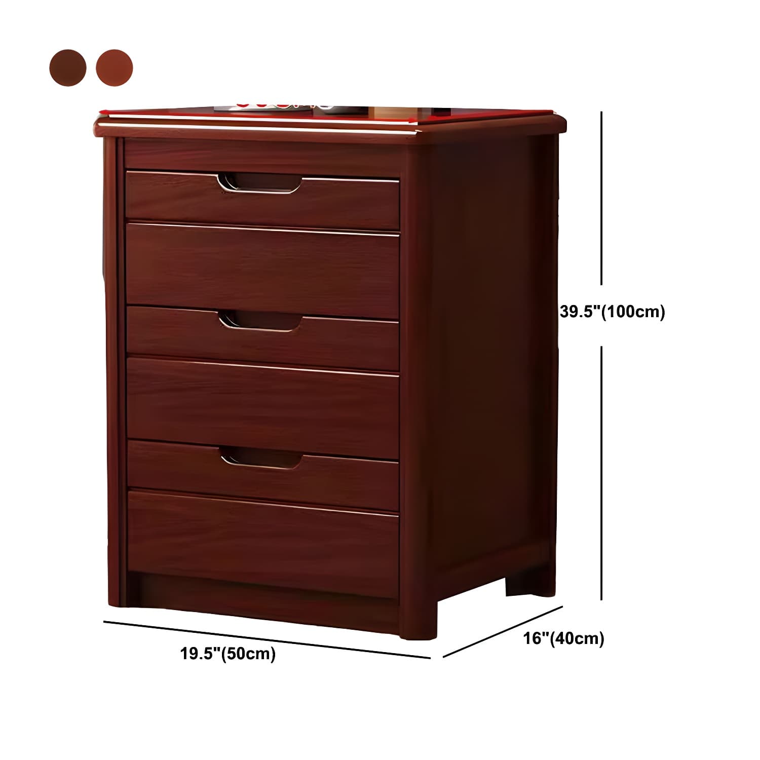 Modern Rectangle Side Cabinet Soft Close Drawers Wood Storage Cabinet - image 20