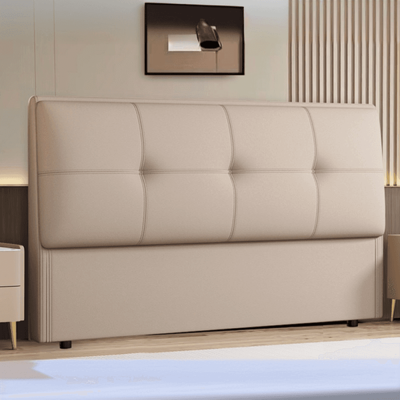 Simplistic Style Panel Headboard with No Distressing, Piled Tufted Rectangular Shape for Twin XL/Queen/Full Bed, Sponge Upholstery Fill, Standard Height - image 4