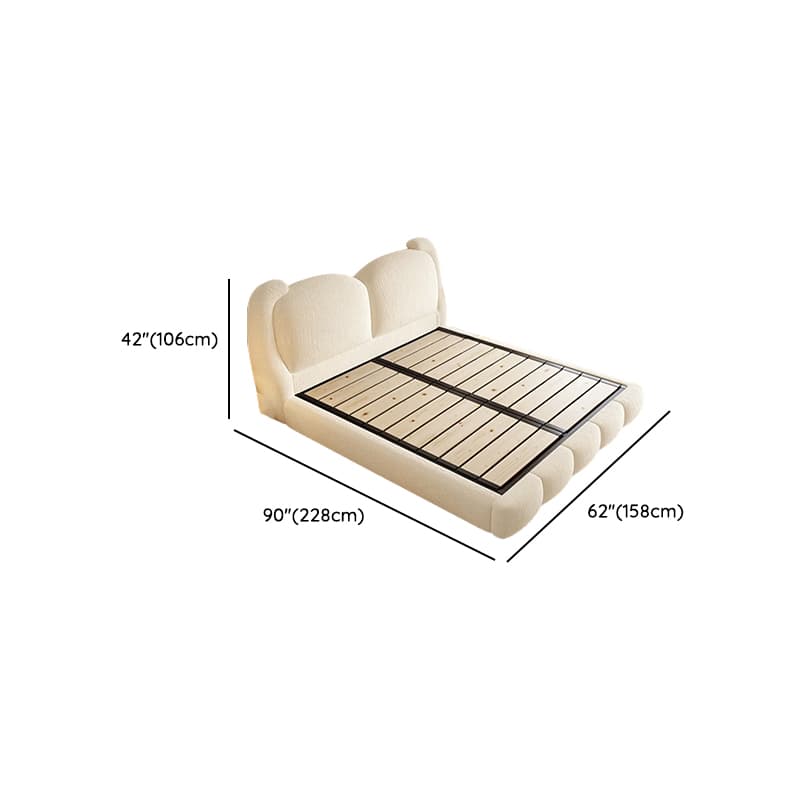 Solid Color Storage Included Panel Bed with 3 Storage Boxes and Panel Headboard, Upholstered in Sponge - image 12