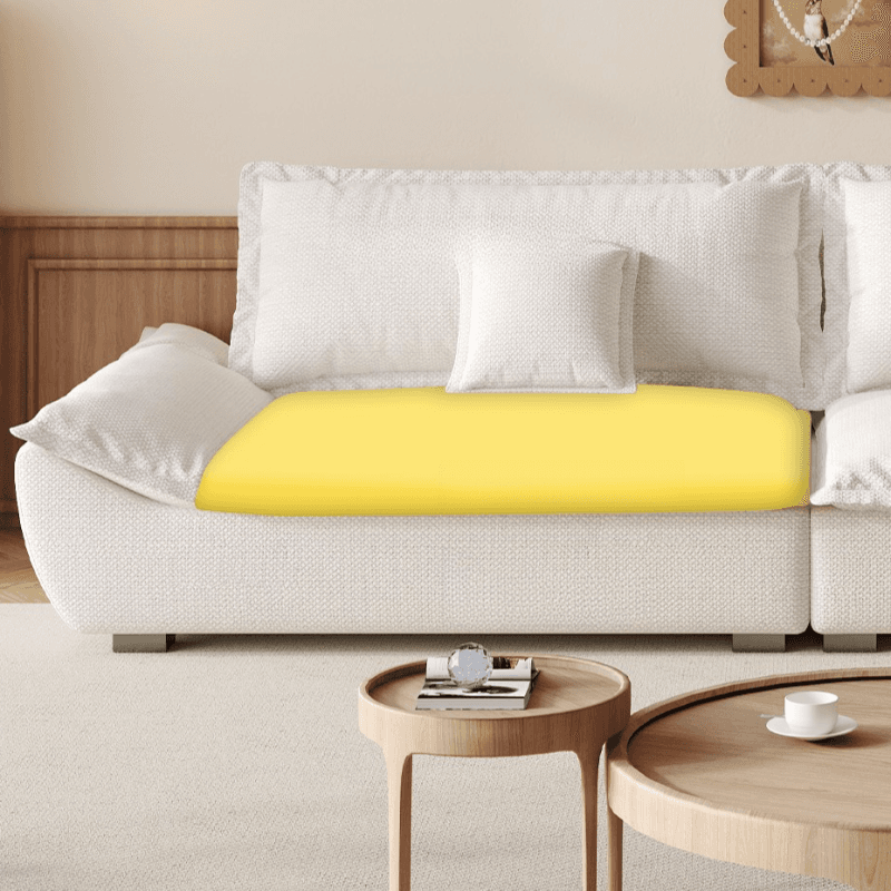 Modish Solid Color Stain Resistant Standard Sofa/Loveseat for 3-seater/4-seater/5 Person with 2 Pillows - image 12