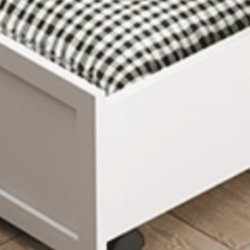 Solid Color Tatami Bed with 2 Drawers for Bedroom