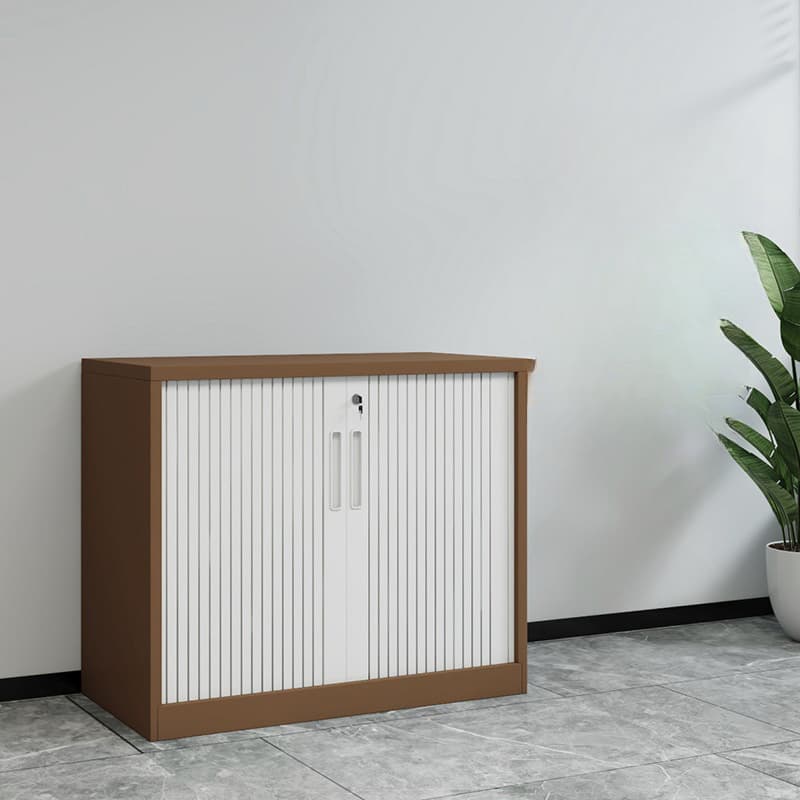 Steel Self-supporting Lockable Accent Cabinet with Sliding Door