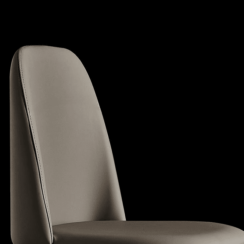 Natural Wood Outlined Unwavering Leather Cushion Side Chair for Dining Room - image 16