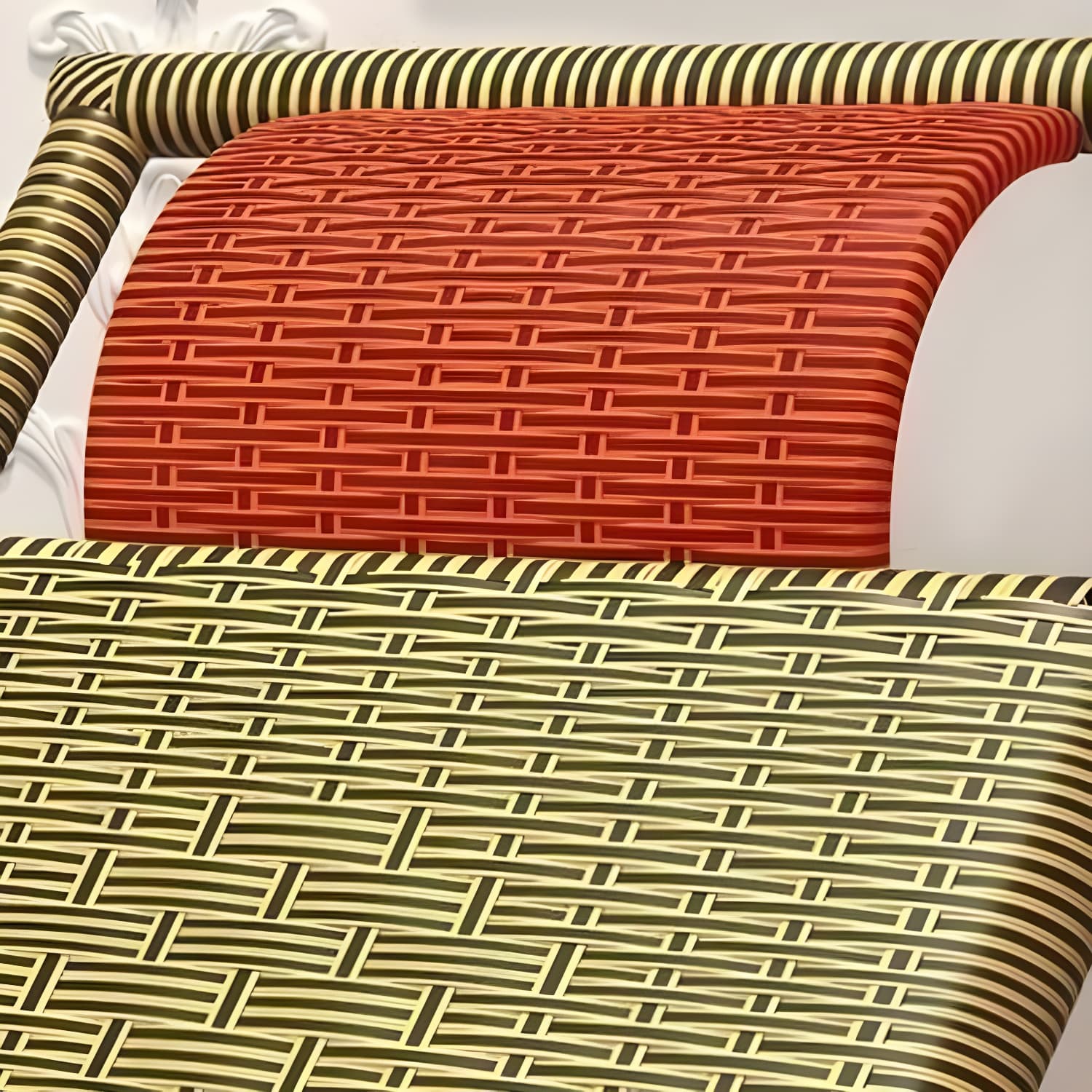 Contemporary Woven Rope Rocker Chair Wicker Rocking Chair for Home Decor - image 14