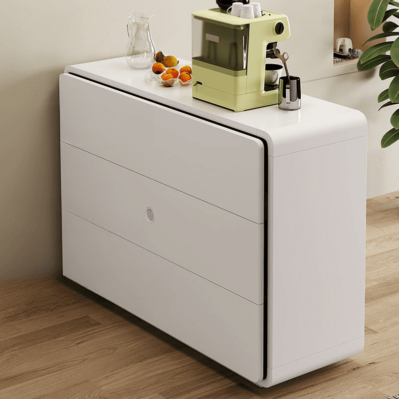 Art Deco White Horizontal/Vertical Bleached Wood Double Dresser/Bachelor Chest with 6 Drawers/8 Drawers/4 Drawers - image 7