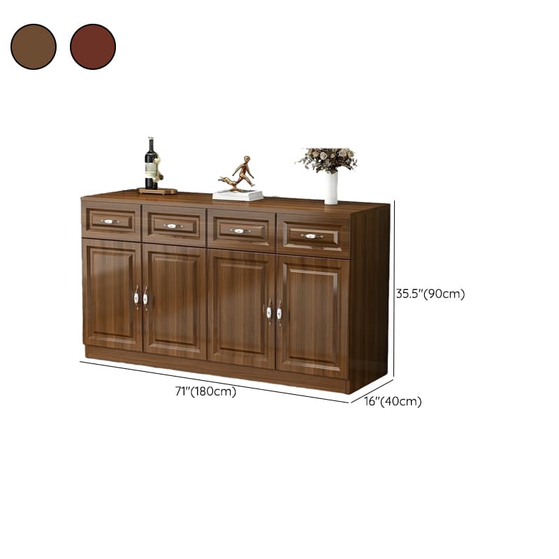 Modern Wood Cabinets Buffets & Sideboards 31.5 inches Width Non-Adjustable Drawers Included - image 17