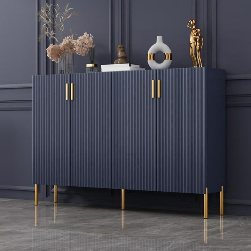 Floor Freestanding Sideboard/Server in Wood with Countertop and Three/Five Internal Shelves in a Luxury Style - image 7