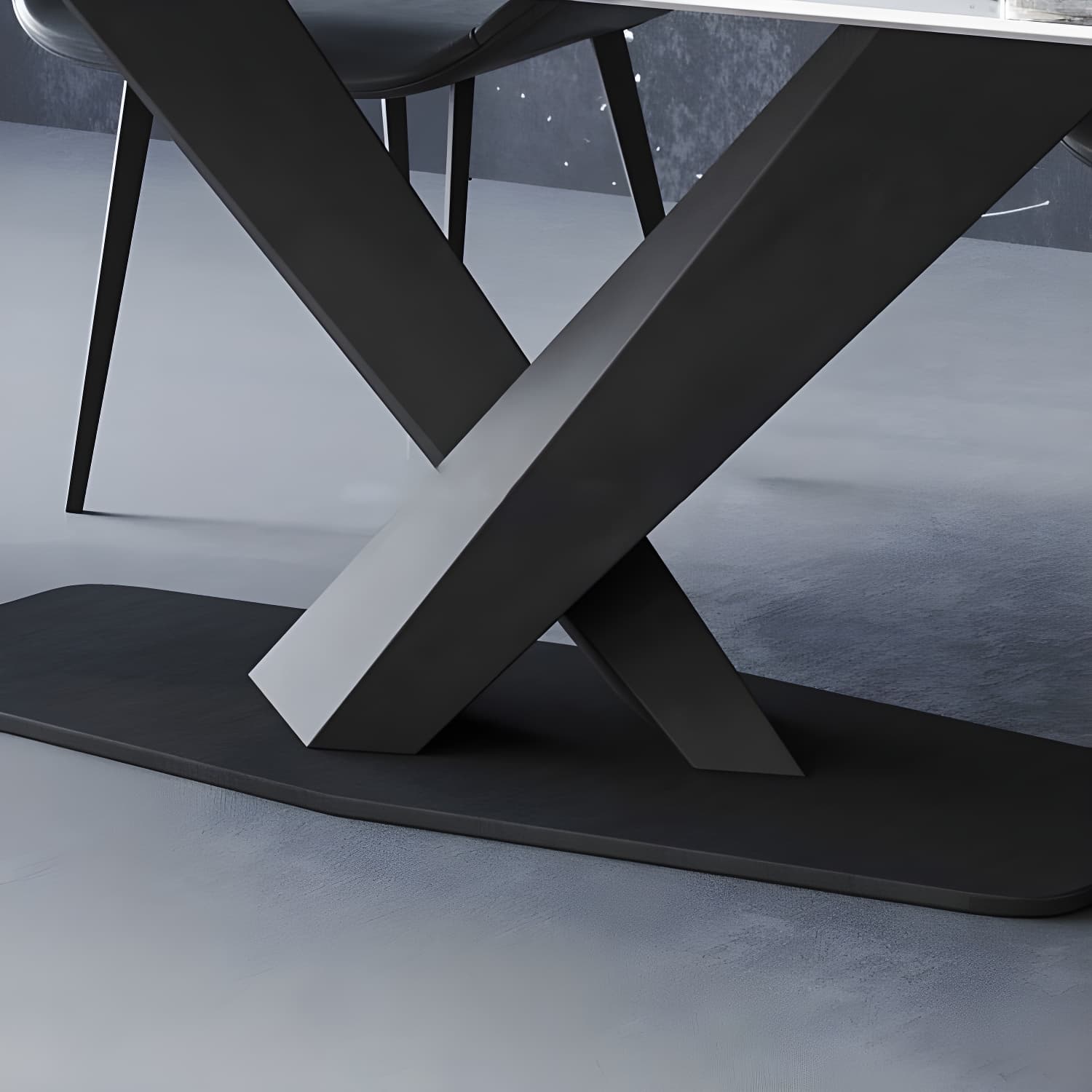 Contemporary Dining Room Dining Table Set with Sintered Stone Top - image 7