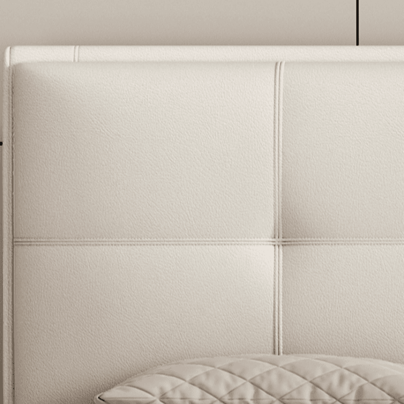 Modern Simple Style Panel Headboard with No Distressing, Piled Tufted Rectangle Design for King/Queen/Full Bed, Featuring Sponge Upholstery and Standard Height - image 10
