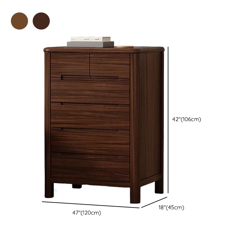 Art Deco Drawer Storage Nightstand with 6 Drawers/5 Drawers/9 Drawers and Lumber Tabletop - image 10