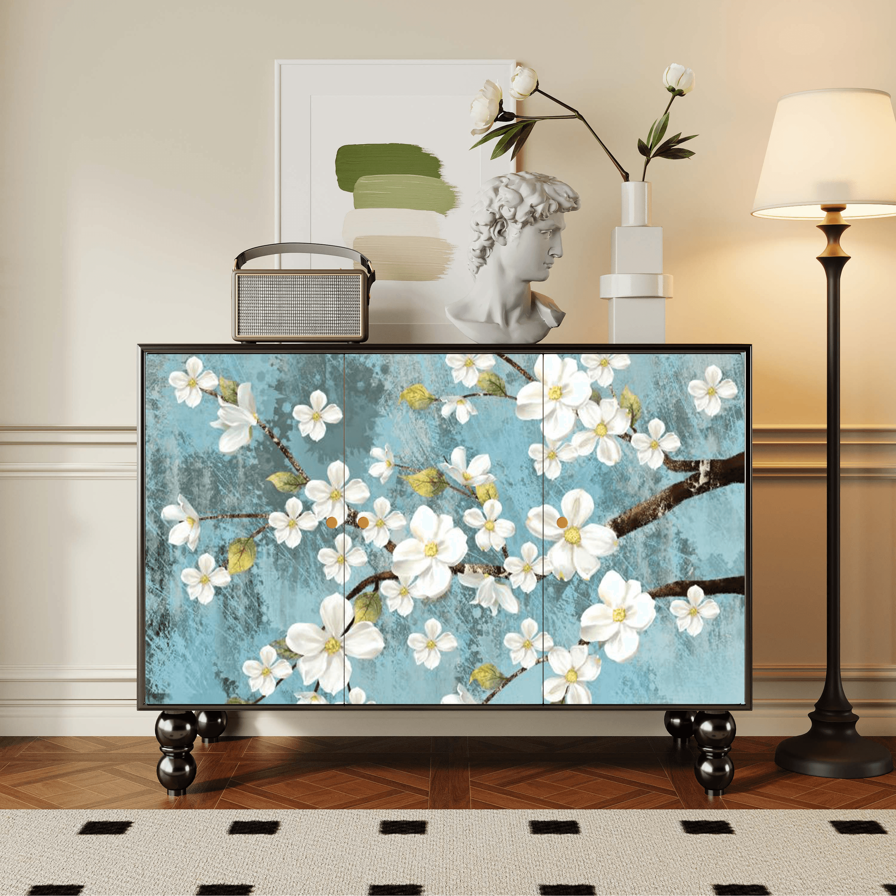 Parlor Detached Sideboard with Six Internal Shelves and Benchtop - image 24
