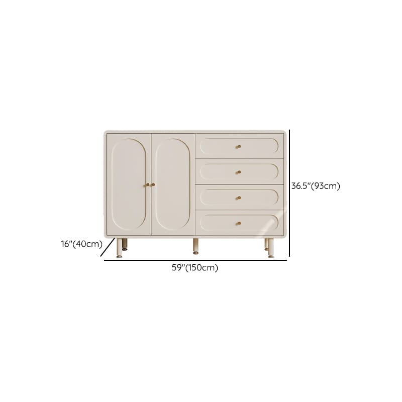 Contemporary Parlor Combo Dresser with 3 Interior Shelves - image 9