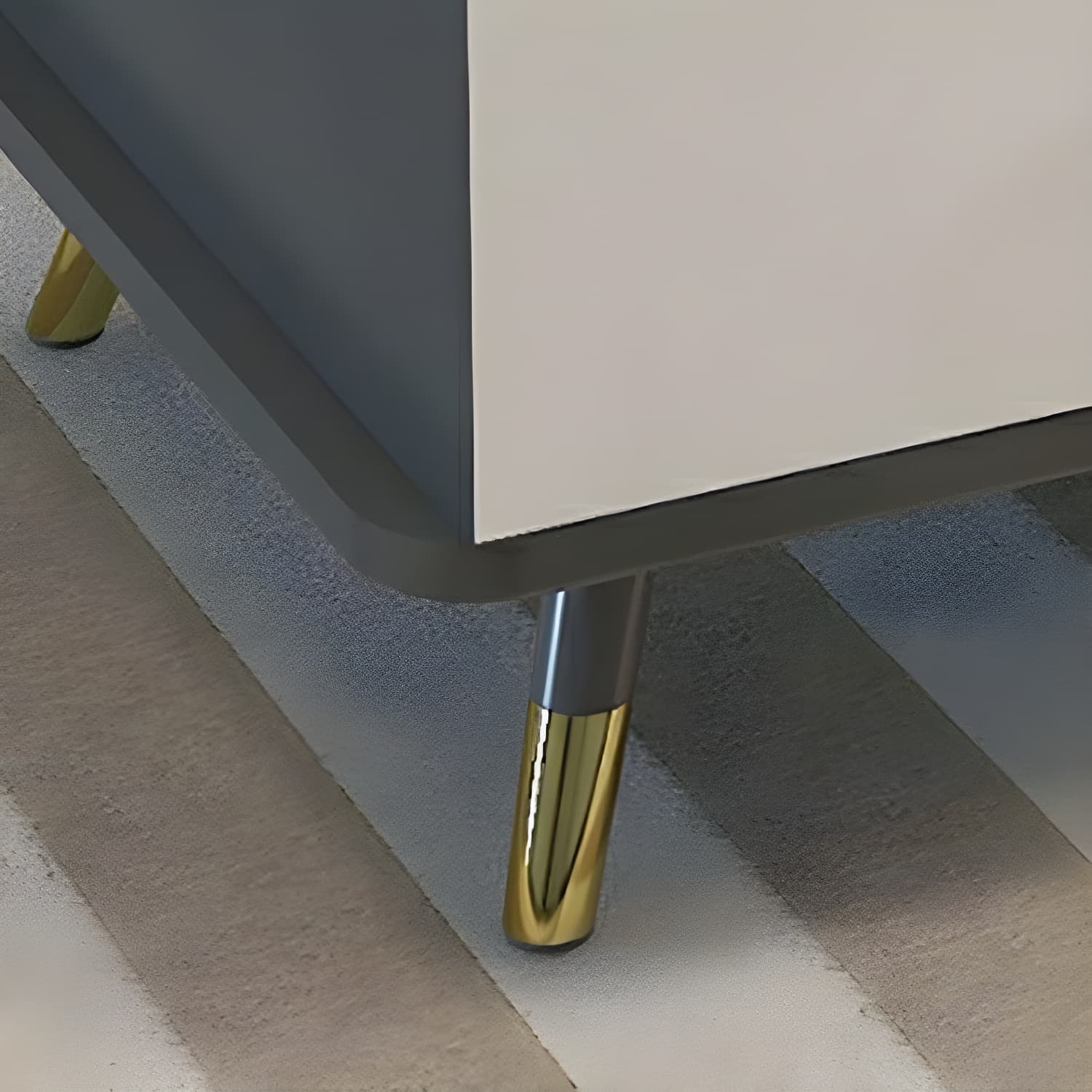 Glam Hollywood Regency Gold Metal Coffee Table with Storage Drawers - image 13