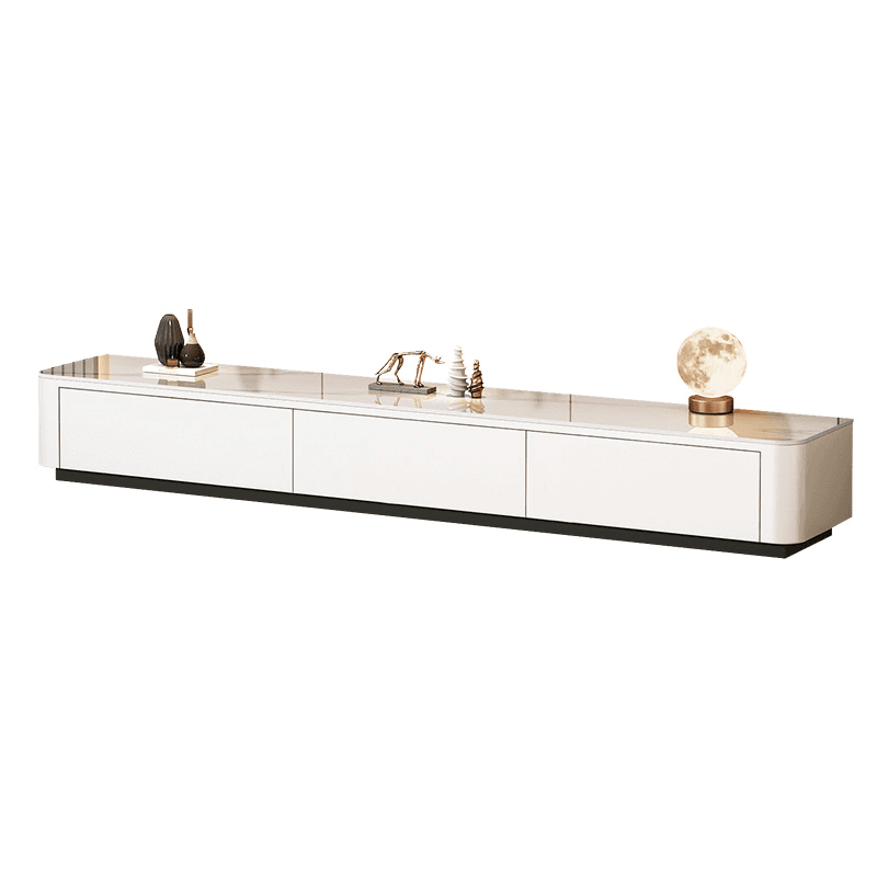 Deco Stone Rectangular TV Stand with Enclosed Storage & 4-Drawer/3 Drawers Parlor - image 4