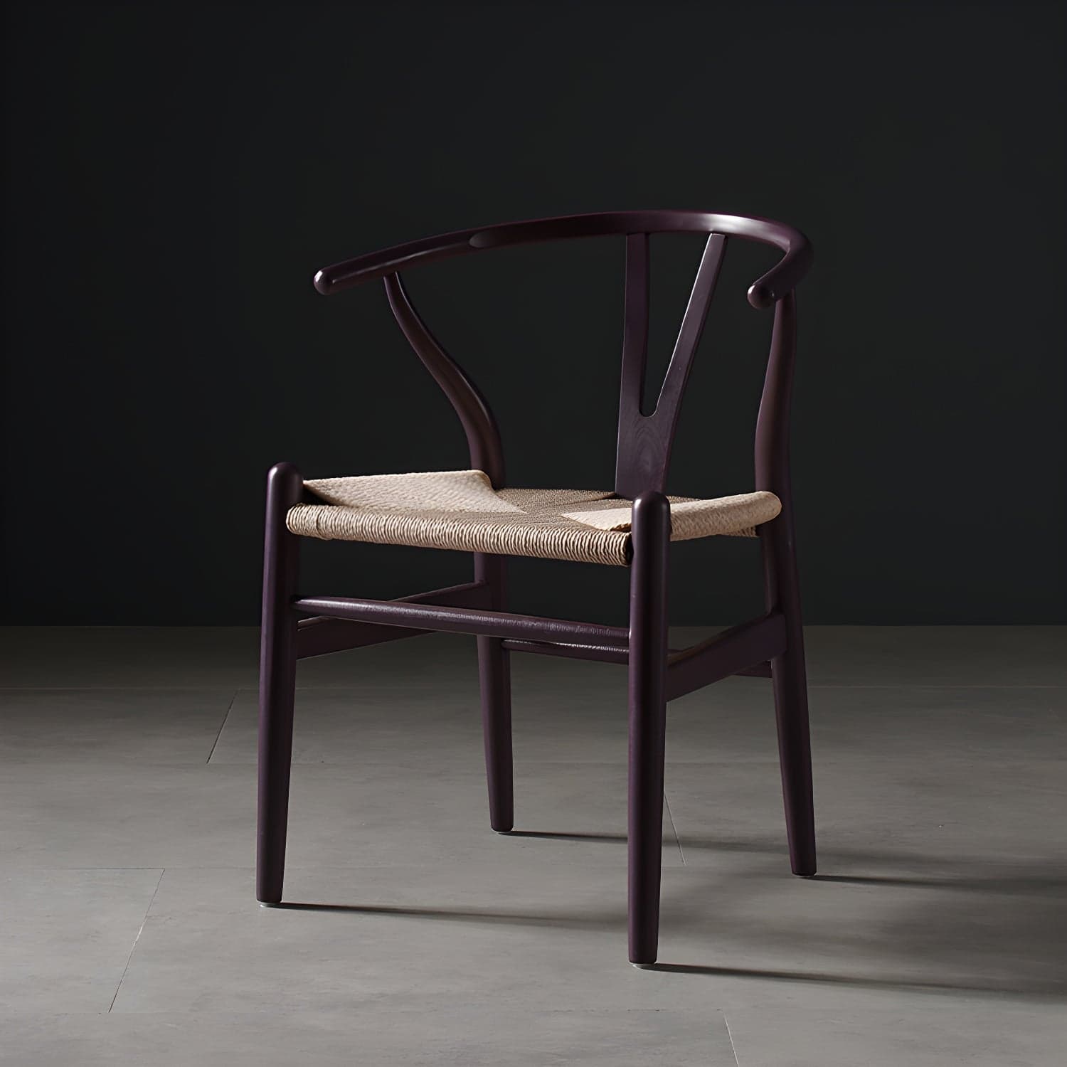 Scandinavian Style Wood Dining Chair Dining Room Wishbone Chair with Arm - image 10