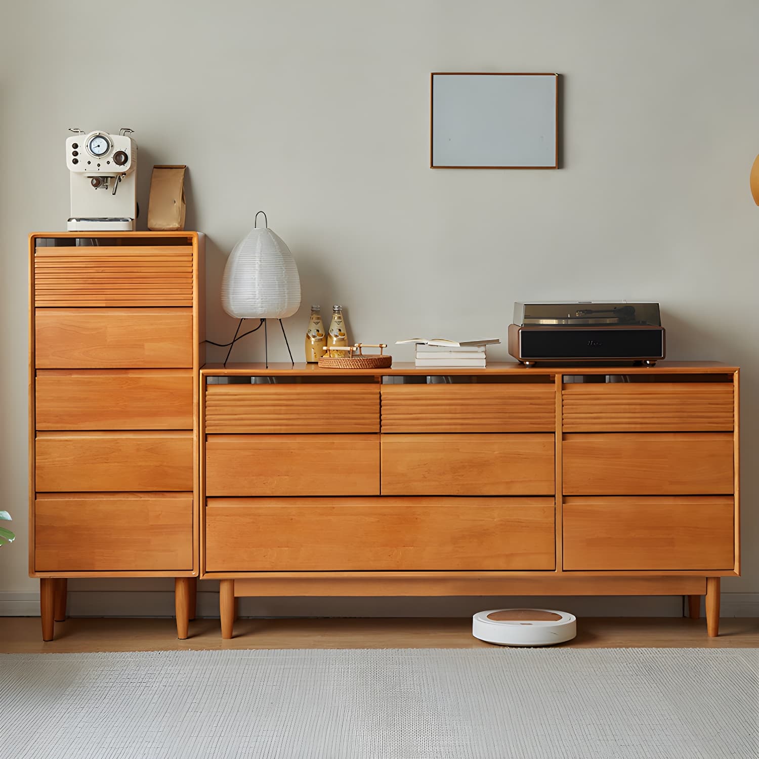 Cabinetry Concept Modern Wood Dresser with Drawers in Narrow Width - image 16
