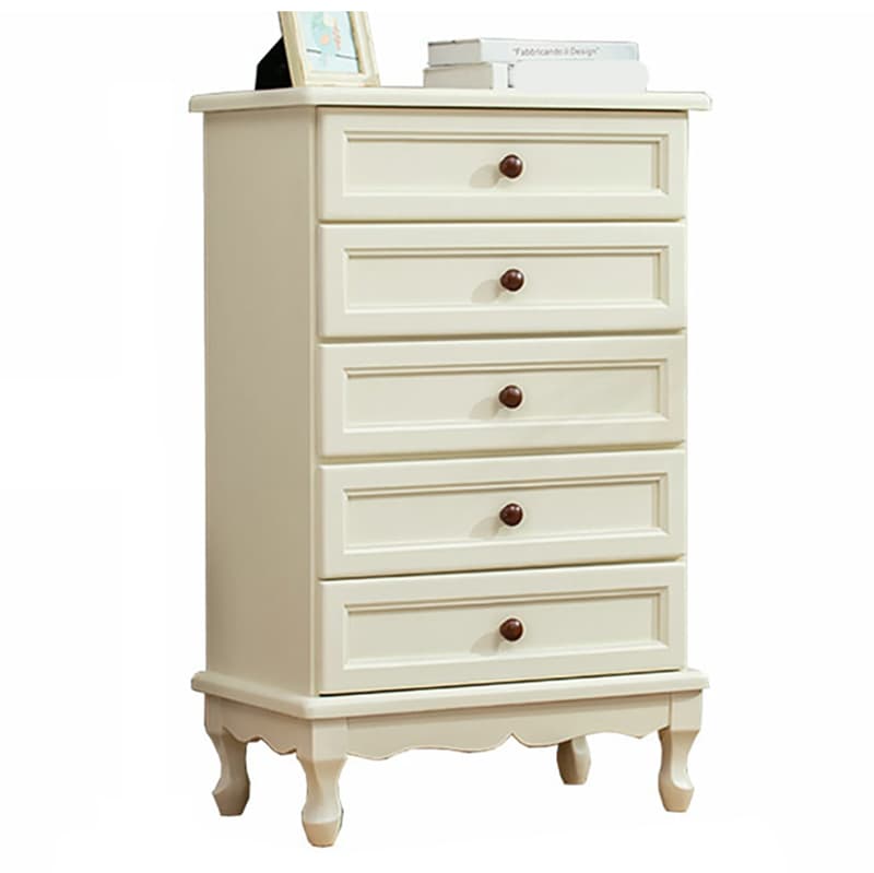 Solid Wood Countertop Storage Chest Traditional Style with Drawers - image 4