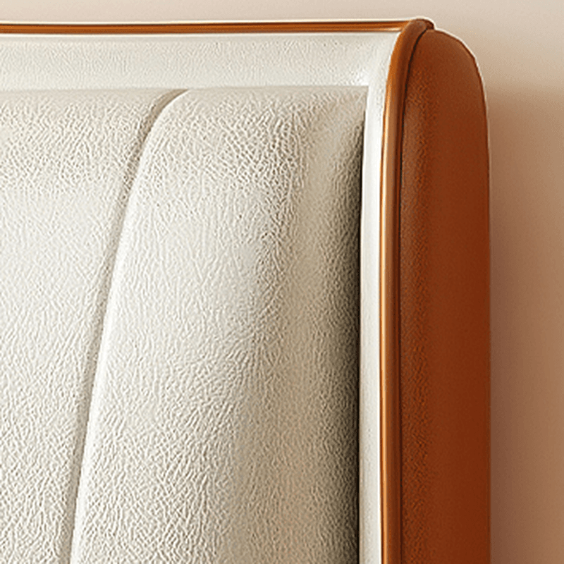 Art Deco Style Panel Headboard in Pine Wood with No Distressing, Rectangle Shape for King/Queen/Full Bed, Featuring Sponge Upholstery and Standard Height - image 7