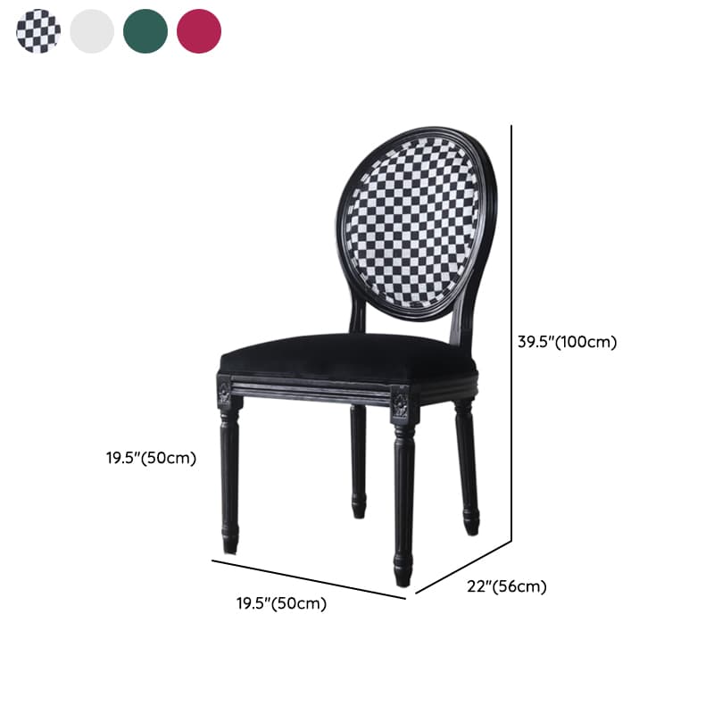 Victorian Style Side Chair with King Louis Back and Bordered Frame, Balanced Stability - image 22