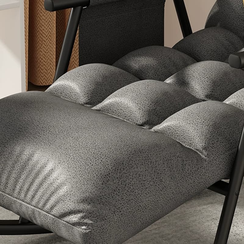 Chic Indoor Modern Rocking Chair - Upholstered, with Tuft and Track Arms, Seats One - image 18