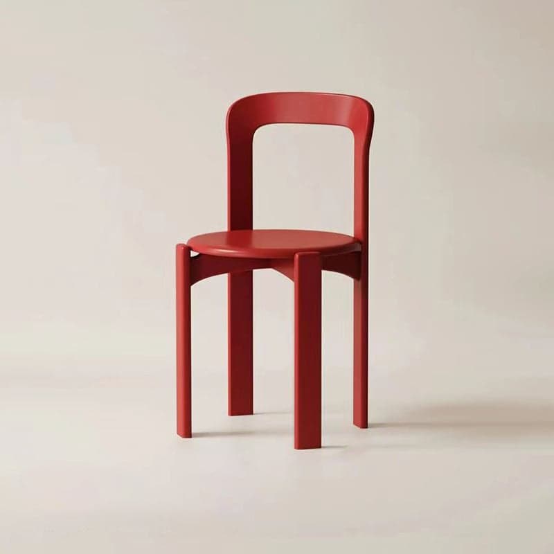 Framed Stable Orange/Green/Blue Solid Wood Side Chair with Foot Pads in a Modern Style - image 6