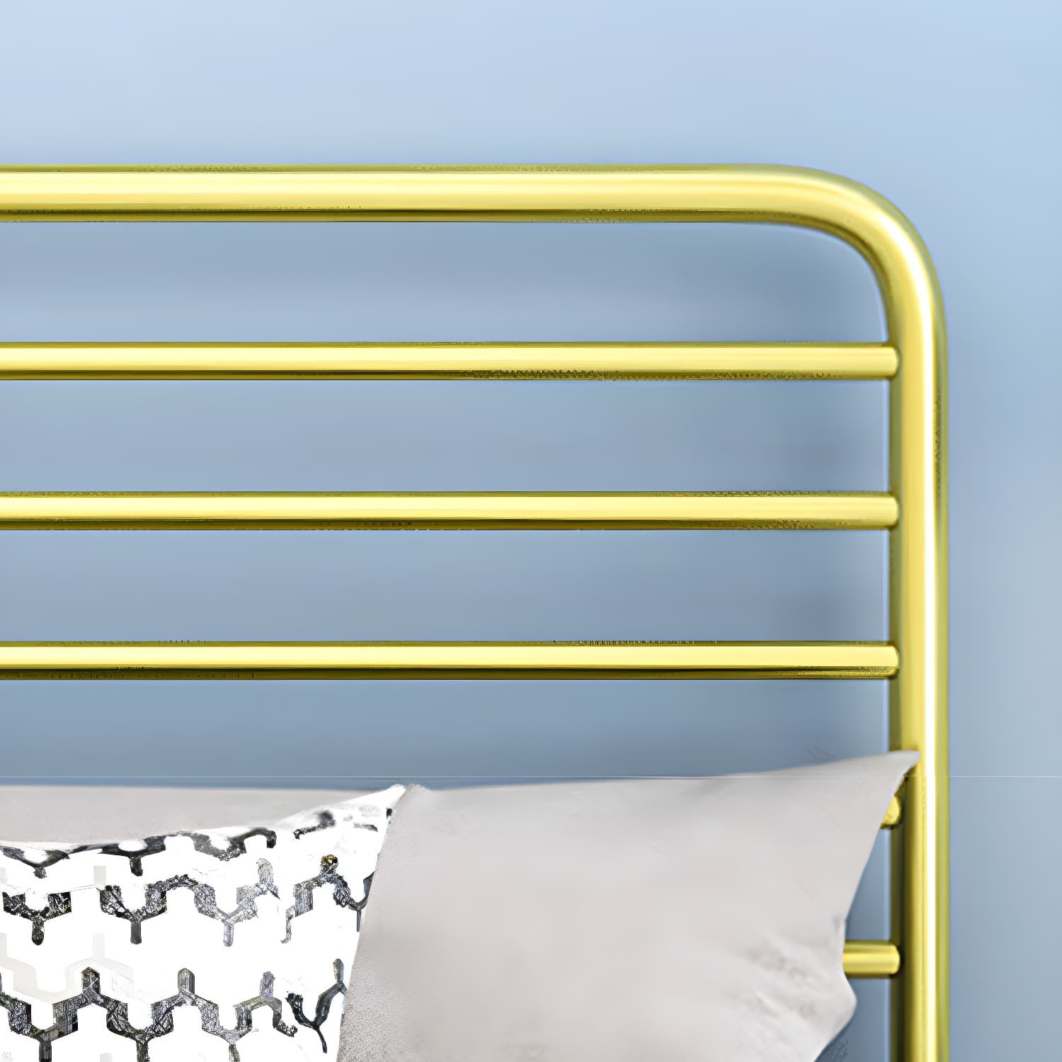 84.65 inch Wide Industial Bed Frame Metal Bed with Headboard - image 12